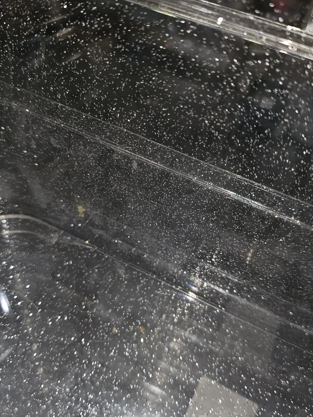 Glitter Clear Stackable Storage Bins - Set of 6